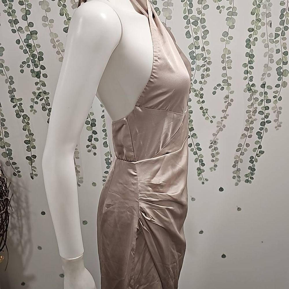 Show Me Your MuMu Adele Halter Maxi Dress Sz S - Picture 8 of 11